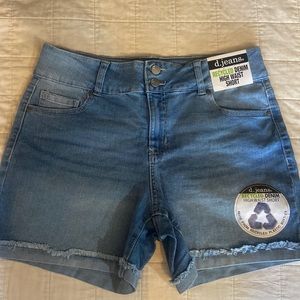 High waisted denim shorts NEW size 10